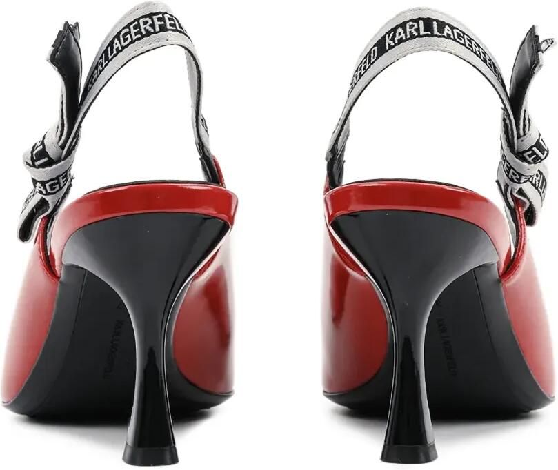 Karl Lagerfeld Sienna slingback pumps Rood - Foto 3