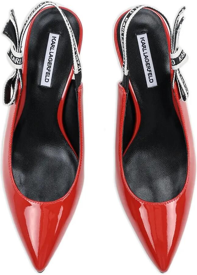Karl Lagerfeld Sienna slingback pumps Rood - Foto 2