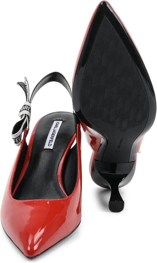 Karl Lagerfeld Sienna slingback pumps Rood - Foto 4