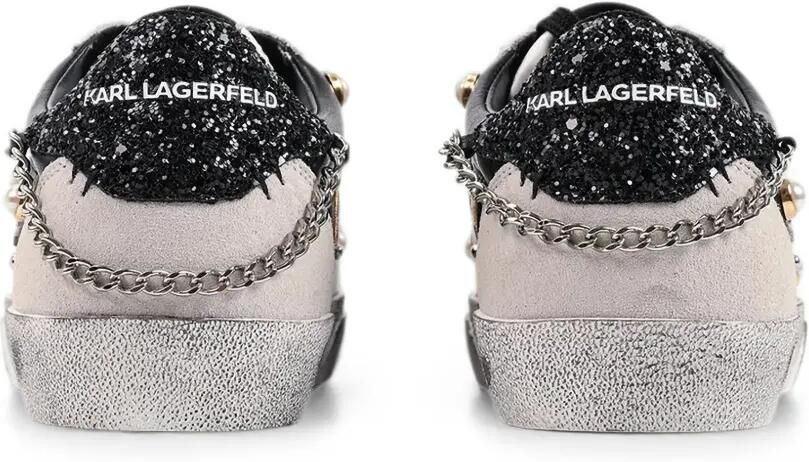 Karl Lagerfeld Skool sneakers met graffiti-print Zwart - Foto 3