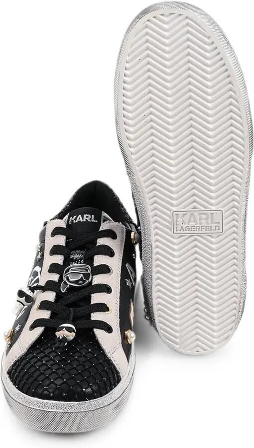 Karl Lagerfeld Skool sneakers met graffiti-print Zwart - Foto 2
