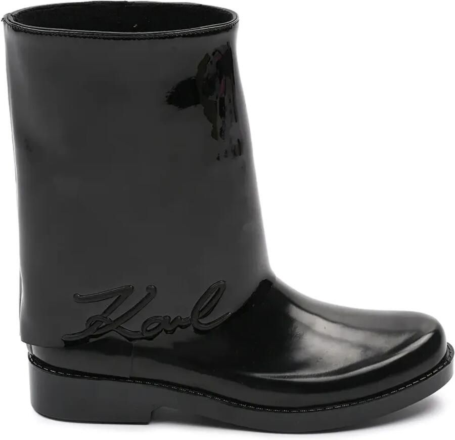 Karl Lagerfeld Slip-on laarzen Zwart