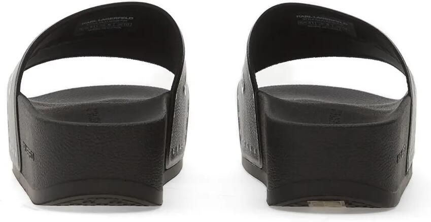 Karl Lagerfeld Slippers met studs en logoprint Zwart - Foto 2