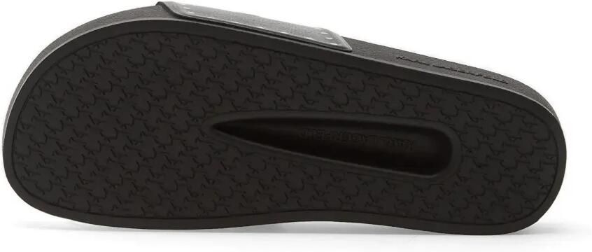 Karl Lagerfeld Slippers met studs en logoprint Zwart - Foto 4