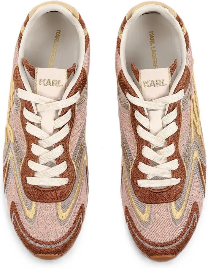 Karl Lagerfeld Sneakers met geborduurd logo Bruin - Foto 2