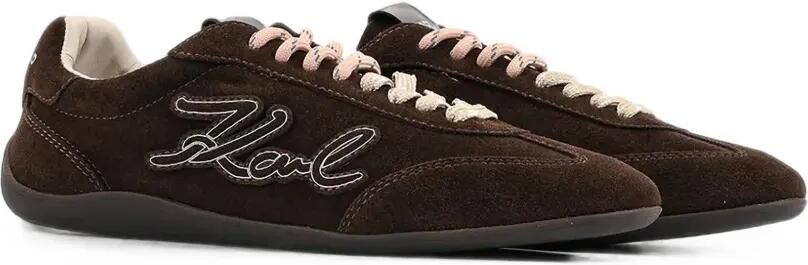 Karl Lagerfeld Sneakers met geborduurd logo Bruin - Foto 5