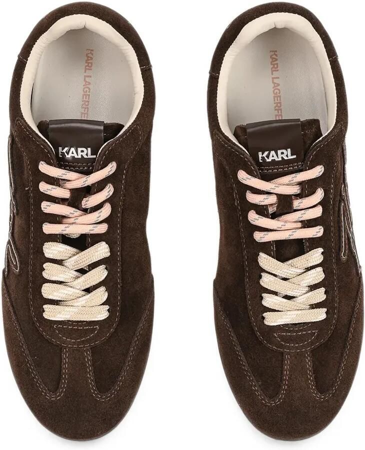 Karl Lagerfeld Sneakers met geborduurd logo Bruin - Foto 2