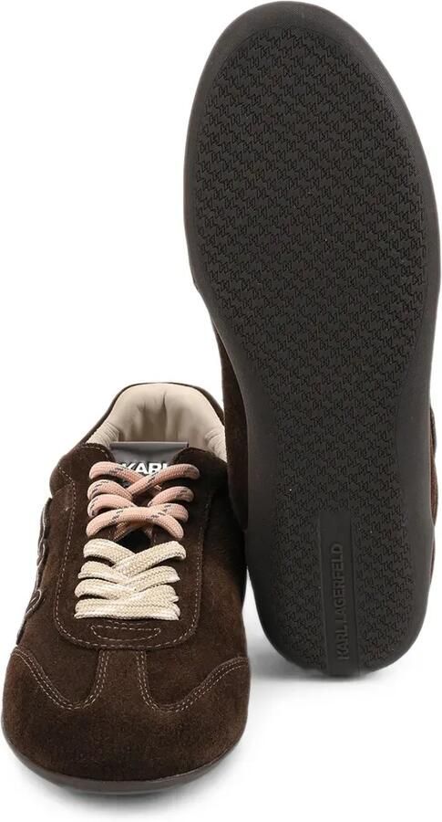 Karl Lagerfeld Sneakers met geborduurd logo Bruin - Foto 3