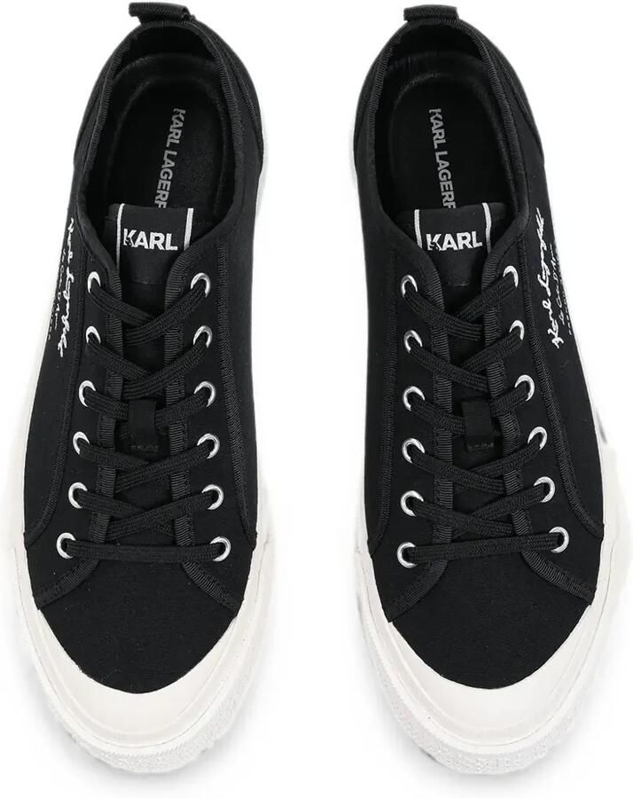 Karl Lagerfeld Sneakers met geborduurd logo en plateauzool Zwart - Foto 2