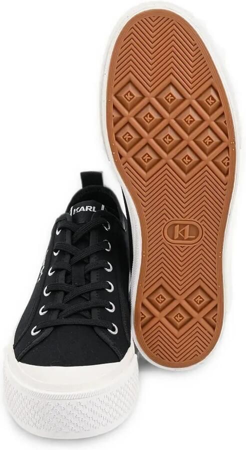 Karl Lagerfeld Sneakers met geborduurd logo en plateauzool Zwart - Foto 3