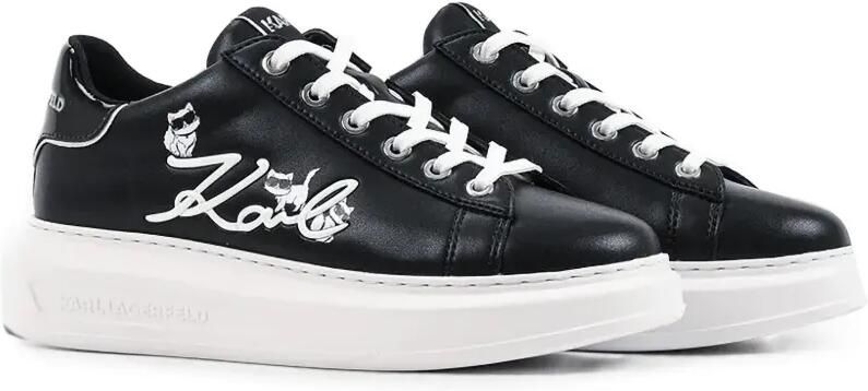 Karl Lagerfeld Sneakers met geborduurd logo en plateauzool Zwart - Foto 5