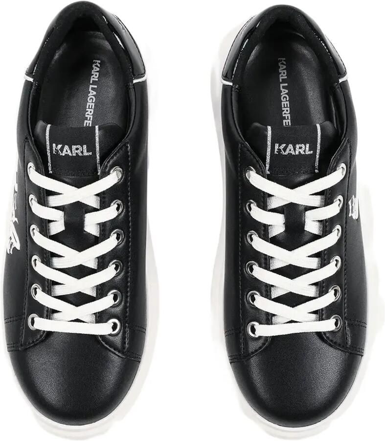 Karl Lagerfeld Sneakers met geborduurd logo en plateauzool Zwart - Foto 2