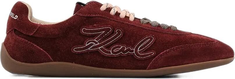 Karl Lagerfeld Sneakers met geborduurd logo Rood
