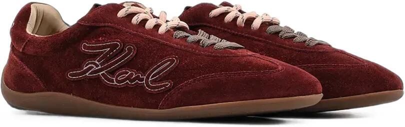 Karl Lagerfeld Sneakers met geborduurd logo Rood - Foto 5