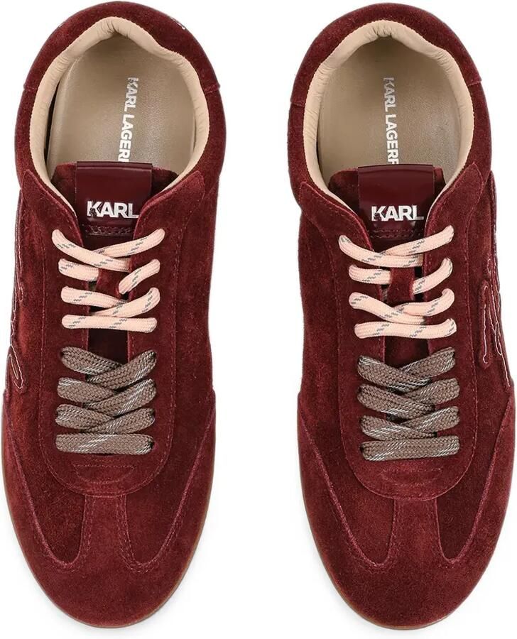 Karl Lagerfeld Sneakers met geborduurd logo Rood - Foto 2