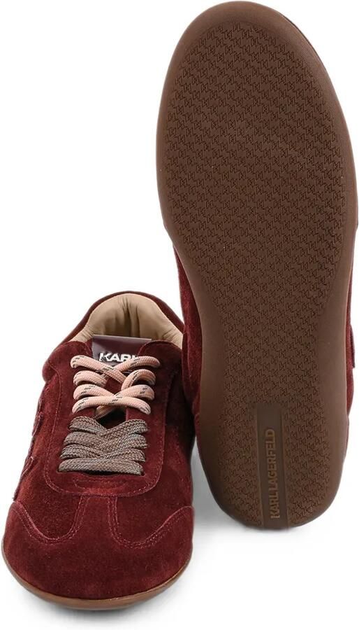 Karl Lagerfeld Sneakers met geborduurd logo Rood - Foto 3
