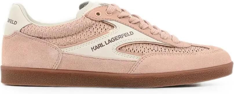 Karl Lagerfeld Sneakers met geperforeerde vlakken Roze