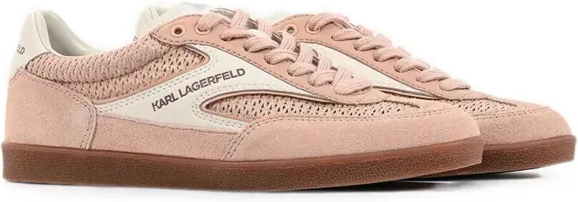 Karl Lagerfeld Sneakers met geperforeerde vlakken Roze - Foto 5