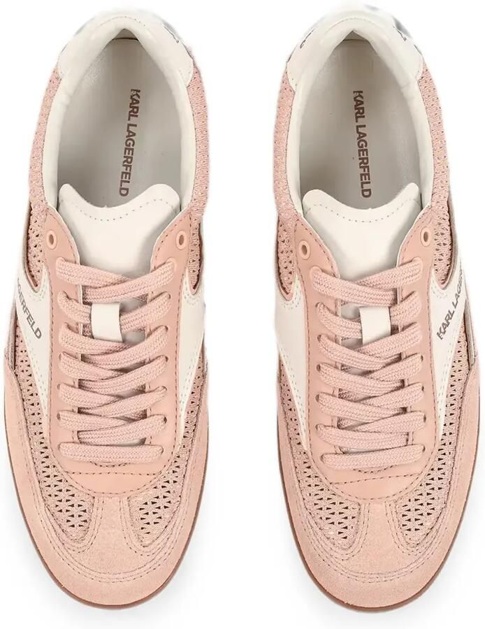 Karl Lagerfeld Sneakers met geperforeerde vlakken Roze - Foto 2