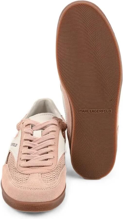 Karl Lagerfeld Sneakers met geperforeerde vlakken Roze - Foto 3