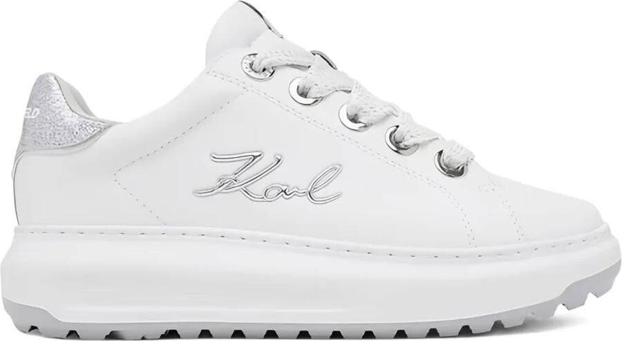 Karl Lagerfeld Sneakers met glitter-detail Wit