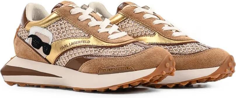 Karl Lagerfeld Sneakers met Ikonik-patch en vlakken Bruin - Foto 5