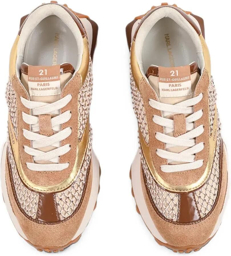 Karl Lagerfeld Sneakers met Ikonik-patch en vlakken Bruin - Foto 2
