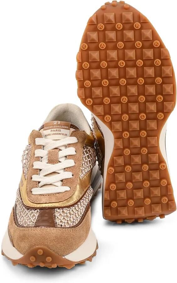Karl Lagerfeld Sneakers met Ikonik-patch en vlakken Bruin - Foto 3