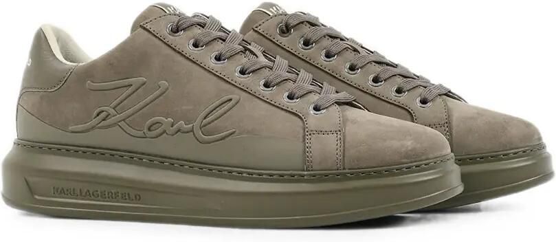 Karl Lagerfeld Sneakers met logo-reliëf Groen - Foto 4