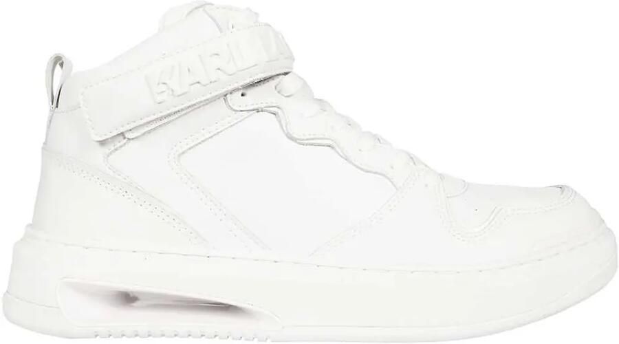 Karl Lagerfeld Sneakers met logo-reliëf Wit