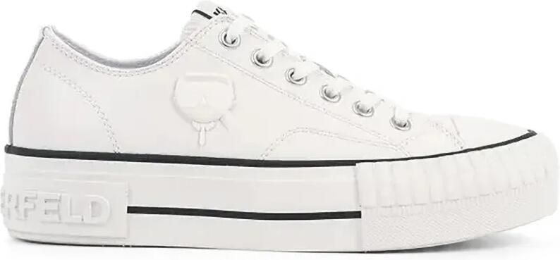 Karl Lagerfeld Sneakers met logo Wit