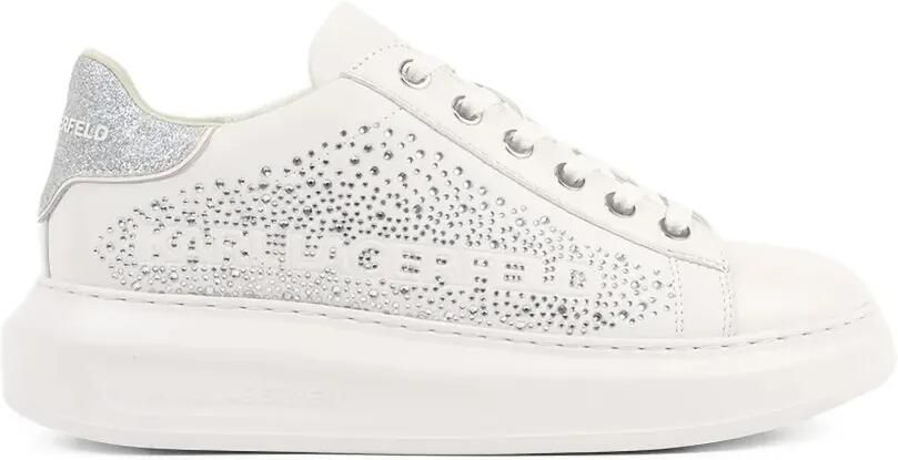 Karl Lagerfeld Sneakers met logo Wit