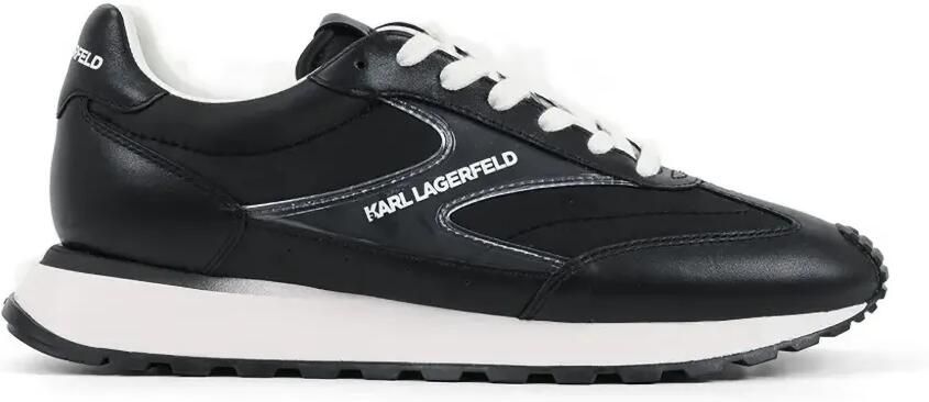 Karl Lagerfeld Sneakers met logodetail en vlakken Zwart