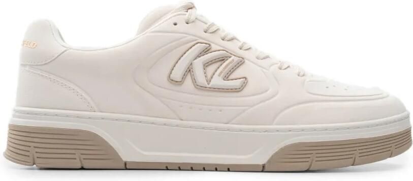 Karl Lagerfeld Sneakers met logopatch Beige