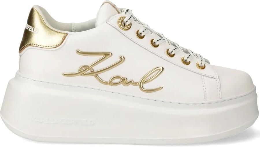 Karl Lagerfeld Sneakers met logopatch Wit