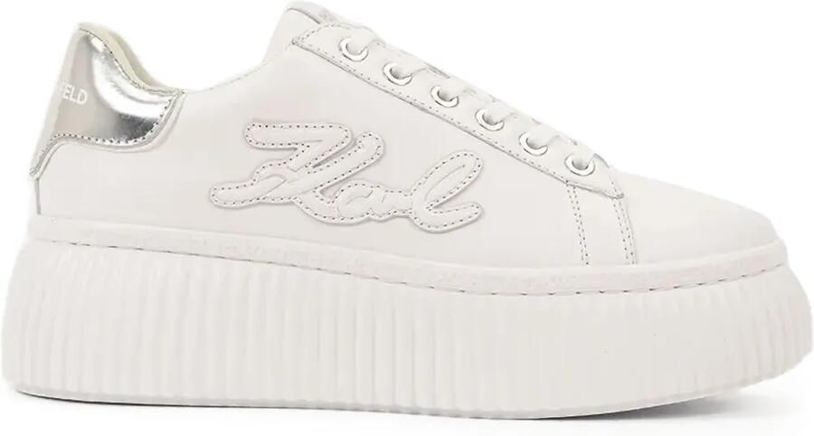 Karl Lagerfeld Sneakers met logopatch Wit
