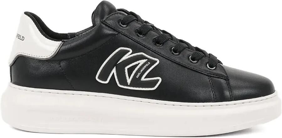 Karl Lagerfeld Sneakers met logopatch Zwart