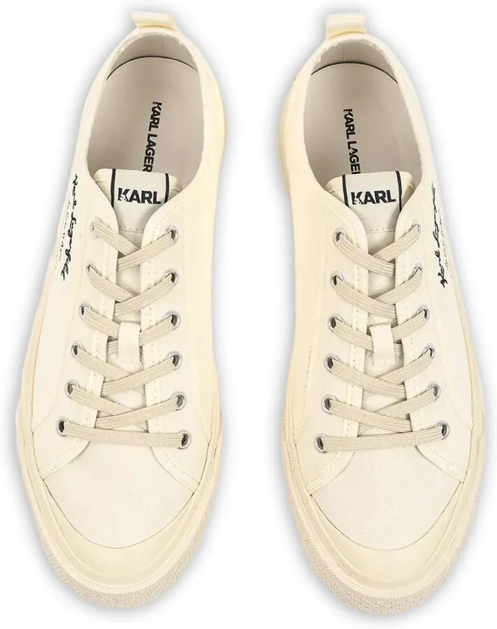 Karl Lagerfeld Sneakers met logoprint en plateauzool Beige - Foto 2