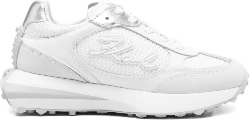 Karl Lagerfeld Sneakers met metallic vlakken Wit