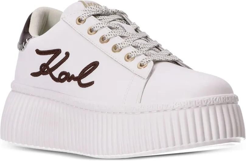 Karl Lagerfeld Sneakers met plateauzool en logo Wit - Foto 2