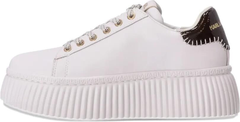 Karl Lagerfeld Sneakers met plateauzool en logo Wit - Foto 5