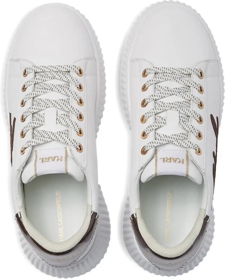 Karl Lagerfeld Sneakers met plateauzool Wit - Foto 2