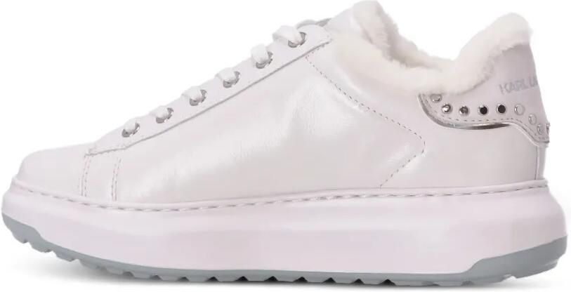 Karl Lagerfeld Sneakers met plateauzool Wit - Foto 3