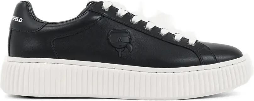 Karl Lagerfeld Sneakers met plateauzool Zwart