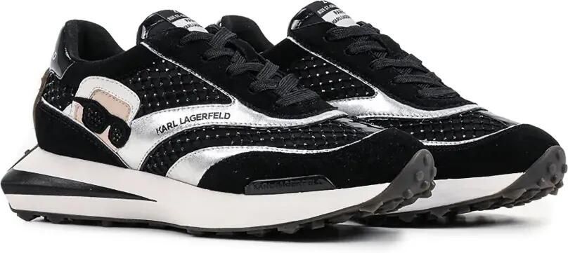 Karl Lagerfeld Sneakers met suède vlakken Zwart - Foto 5