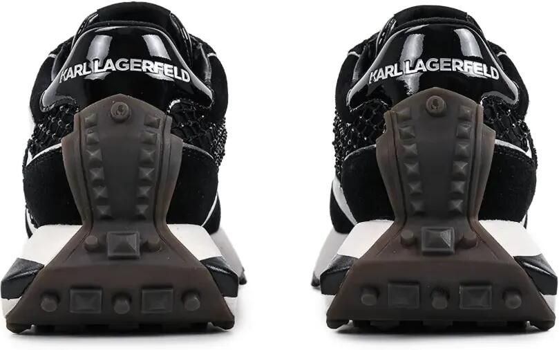 Karl Lagerfeld Sneakers met suède vlakken Zwart - Foto 4