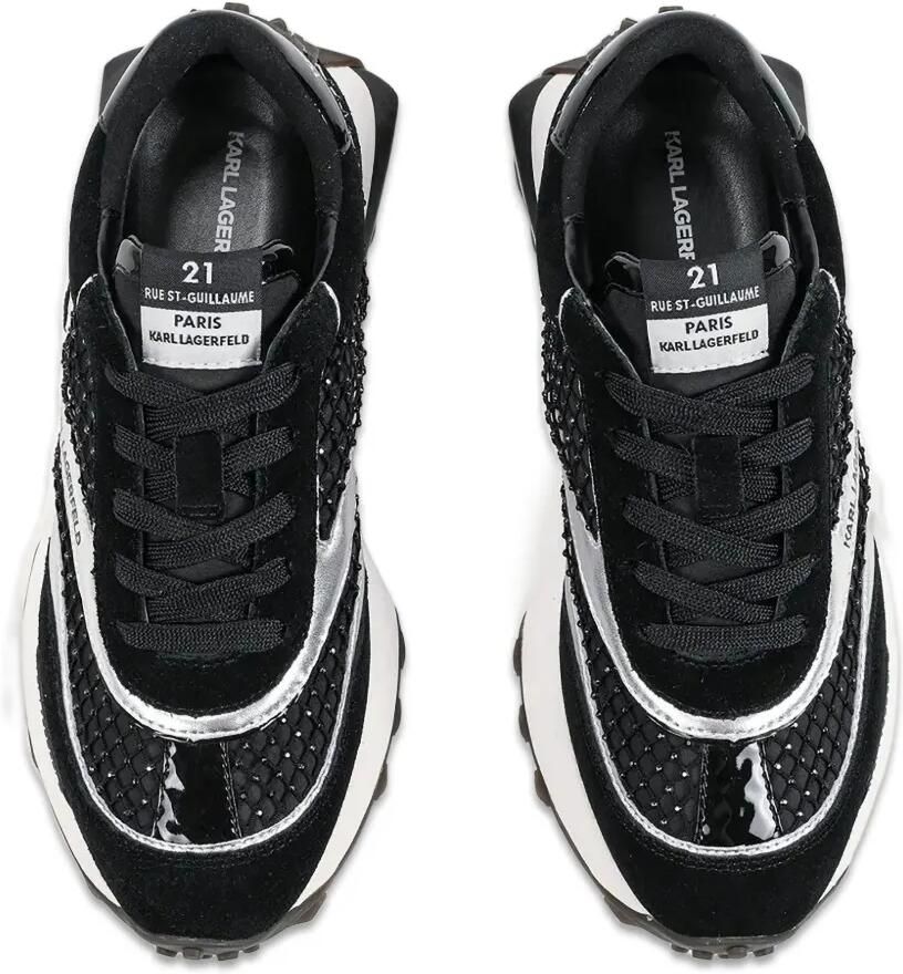 Karl Lagerfeld Sneakers met suède vlakken Zwart - Foto 2
