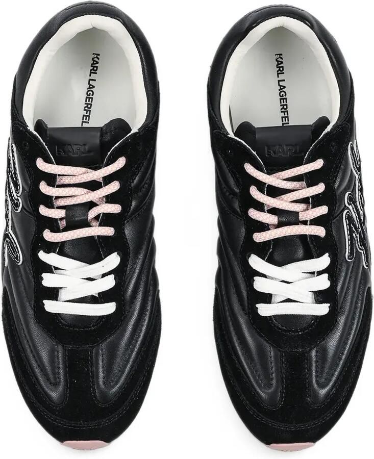 Karl Lagerfeld Sneakers met vlakken en kenmerkend borduurwerk Zwart - Foto 2