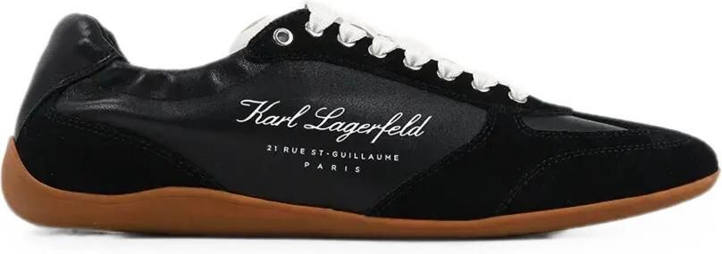 Karl Lagerfeld Sneakers met vlakken en logoprint Zwart