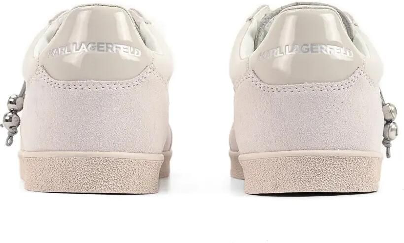 Karl Lagerfeld Sneakers verfraaid met bedels en vlakken Beige - Foto 4